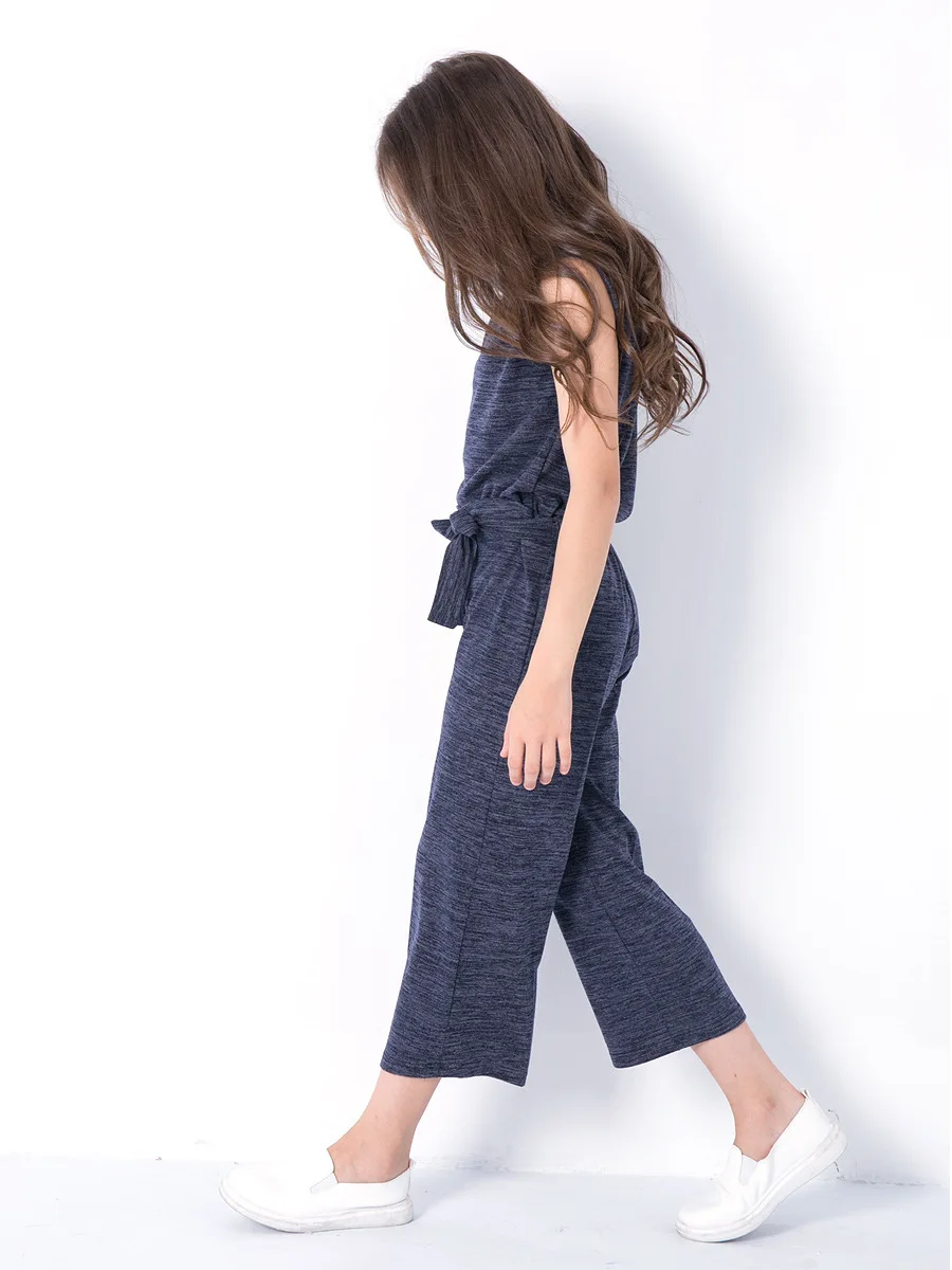 Элегантные топы для девочек комплекты со штанами Размер 10 12 14 лет одежда