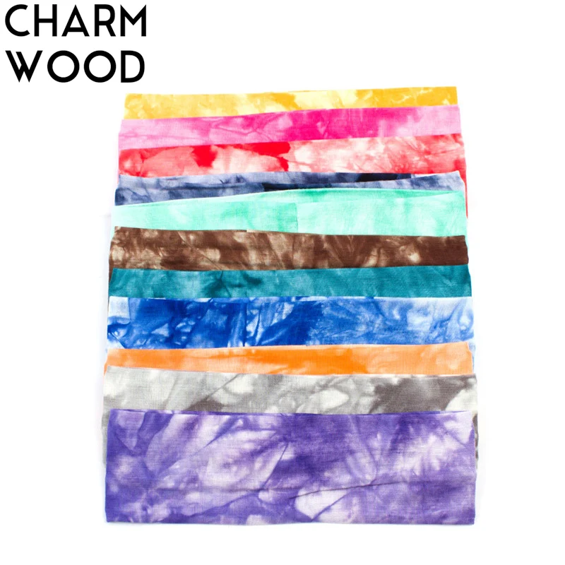 Женская эластичная повязка на голову CHARM WOOD летний хлопковый Мягкий | Отзывы и видеообзор