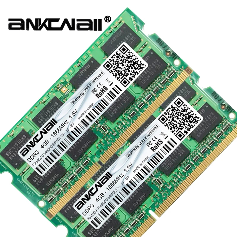 Новый DDR3 2 ГБ/4 ГБ/8G Оперативная память 1333 МГц PC3 10600 S портативных ПК Память DIMM 204