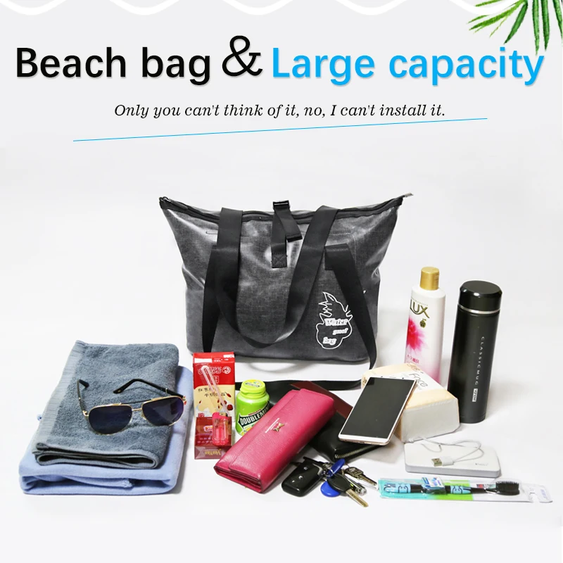 Waterproof Dry And Wet Swimming Shoulder Bags Beach Bag Tote Handbags Female Gym Drifting Swimming Storage Bag Outdoor Sports