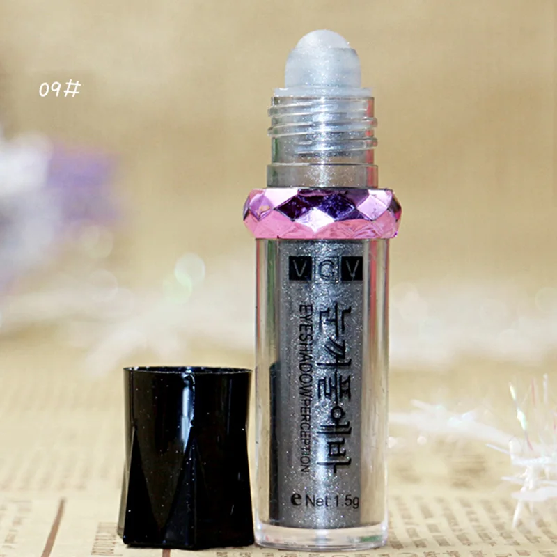 style 9 Beauty women 11 цветов одиночные Роликовые Тени для век рассыпчатая пудра водонепроницаемые тени для век макияж мерцающие блестящие глаза Косметика sombras - Цвет: style 9