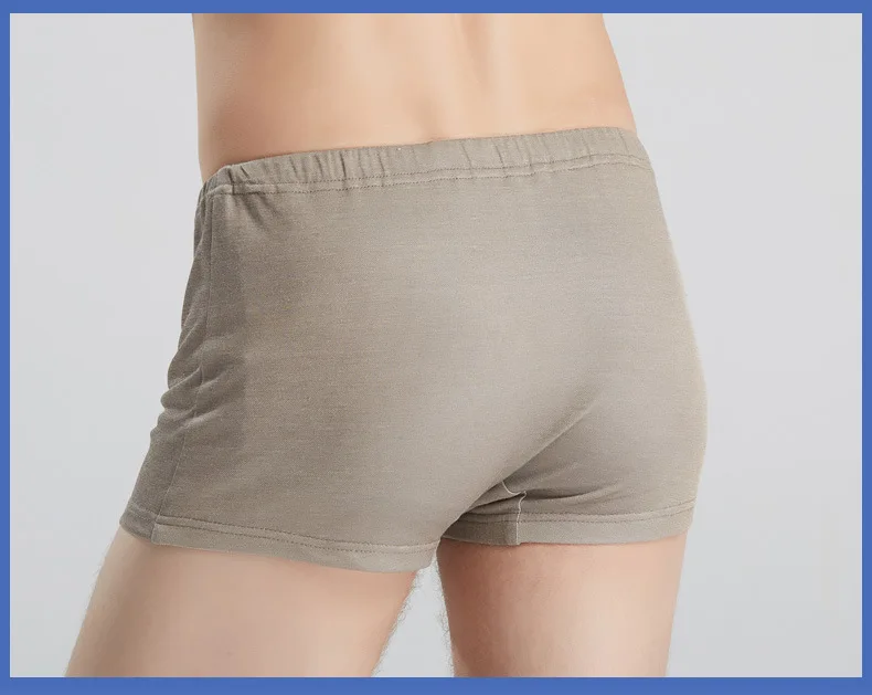 Ajiacn Men's anti-electromagnetic radiation Boxer shorts with silver fiber ,can be worn at leisure of work.