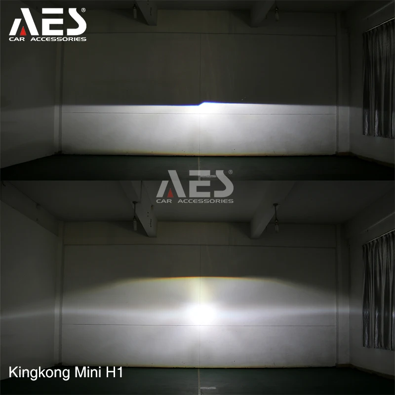 AES 2,5 дюймов Kingkong Mini H1 bi-xenon проектор Объектив для модификации фар, 3-го поколения Модернизированный, Премиум качество