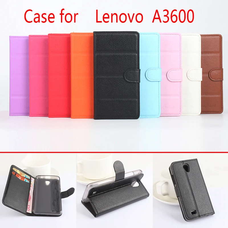 HongBaiwei для lenovo A3600 A3800d чехол телефона портмоне с откидной крышкой Folio Однотонная
