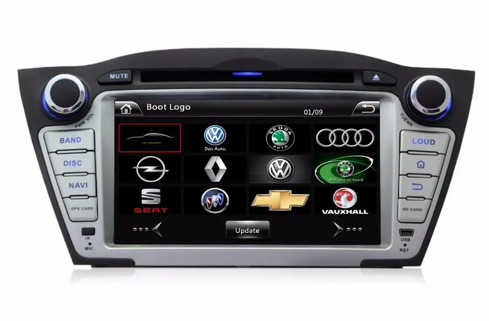 " автомобильный dvd-плеер с gps(ОПТ), аудио Радио стерео, USB, BT/tv, Автомобильный мультимедийный головной убор для HYUNDAI TUCSON IX35 2009 2010 2011 2012