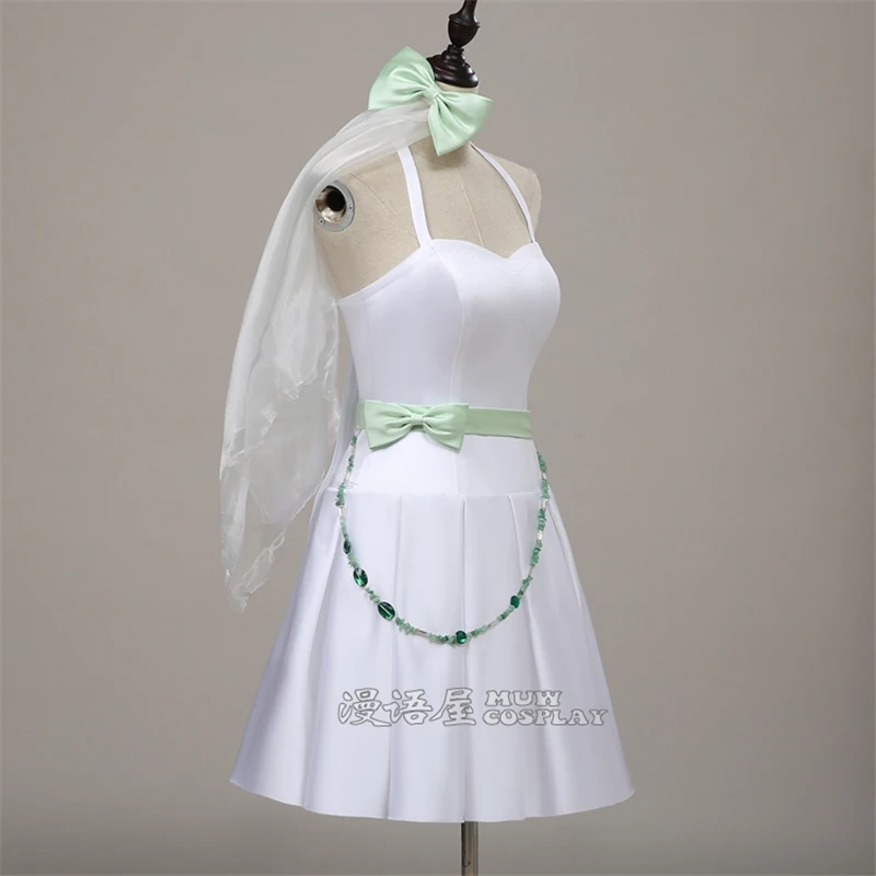 Платье подружки невесты Love Live Minami Kotori, нарядный костюм, милое платье для девочек и женщин, форменные костюмы, белое платье