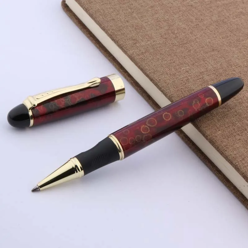 Металлическая шариковая ручка Jinhao X450 в подарок с ледяным красным цветком|pen knife|pen