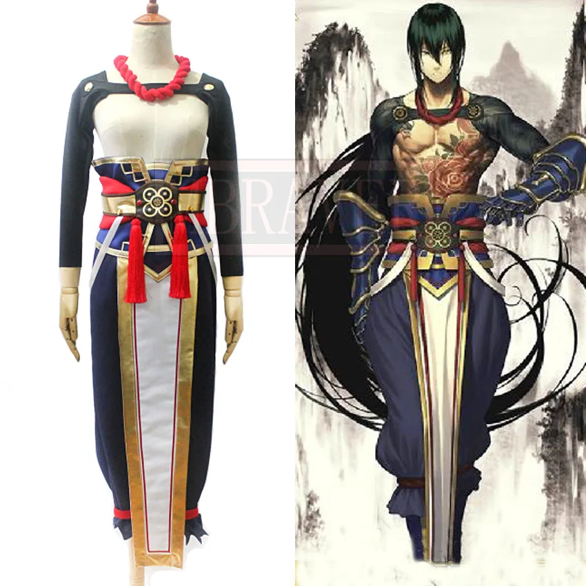 Fate/Grand для убийцы Ян Цин маскарадный костюм на Хеллоуин Платье индивидуальный