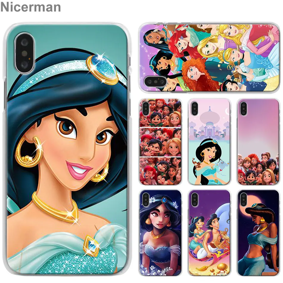 Капа Аладдин Принцесса Жасмин чехол для телефона s для Apple iPhone 7 8 Plus 6 6s Plus X XS XR XS MAX 5 5S чехол для телефона Coque