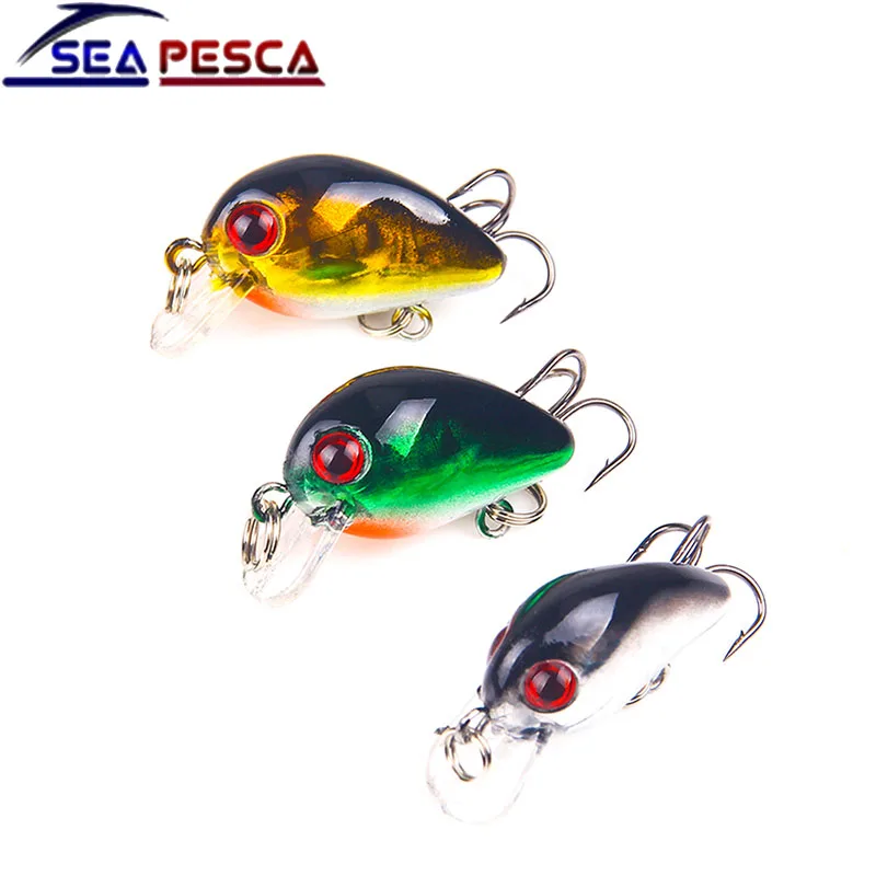 Блесна SEAPESCA рыболовная приманка 3 см 1 5 г Topwater жесткая японская наживка воблеры