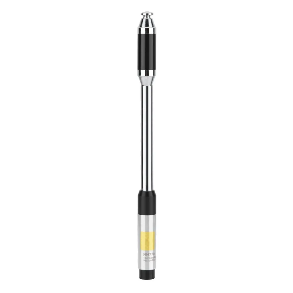 

SOONHU VHF UHF Dual Band High Gain Antenna SMA Male Telescopic Antenna Two Way Radio Aerial for Kenwood LINTON PUXING WEIERWEI