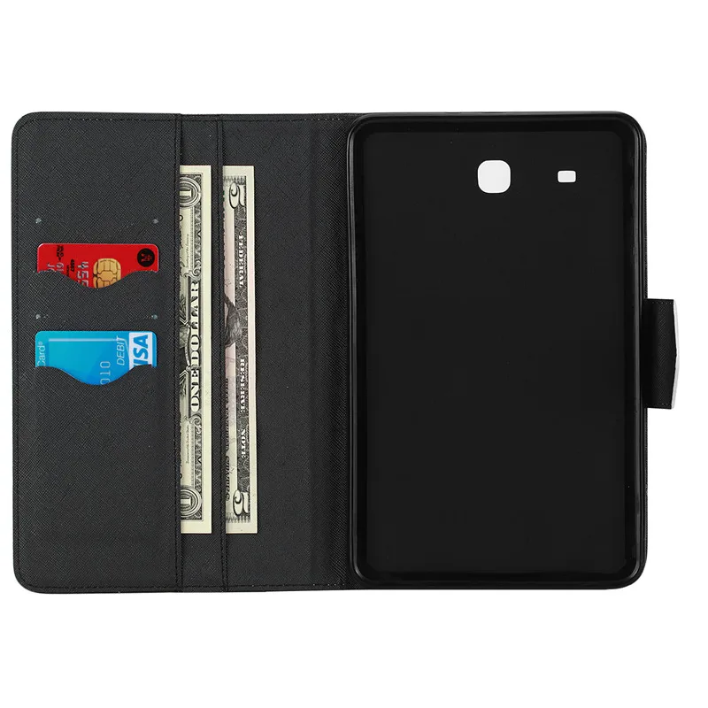 Wekays для samsung Tab E 9,6 T560 Кот кожаный чехол Funda для Coque samsung Galaxy Tab E 9," T560 T561 чехол для планшета