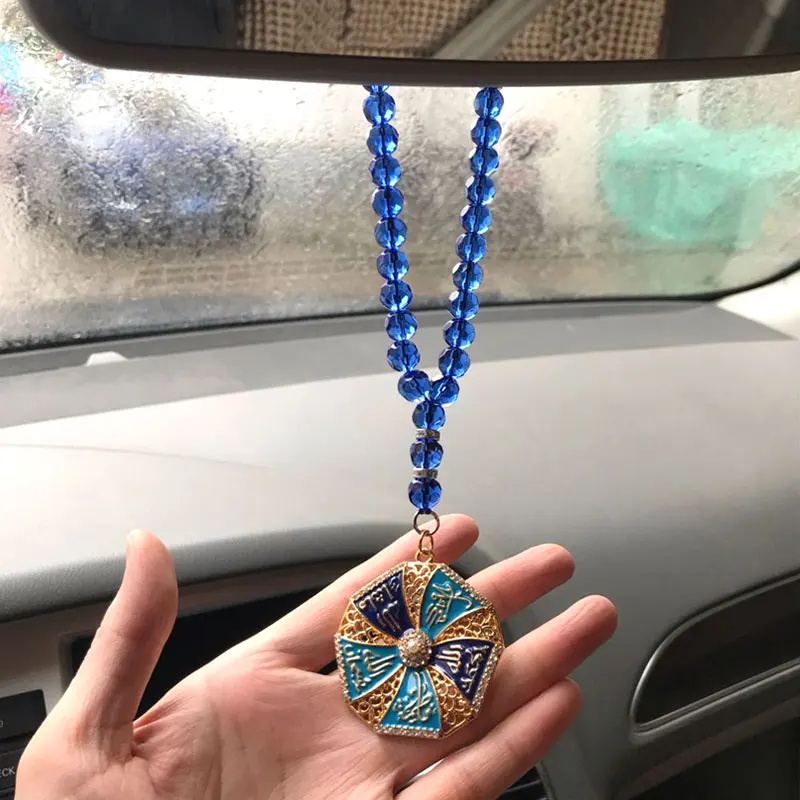 Мусульманский Кристалл Мухаммеда Аллаха Автомобильное зеркало заднего вида
