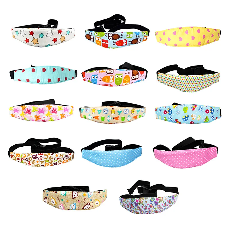 Adjustable Baby Stroller Head Support Car Sleep Nap Holder Belt Safety Seat Sleep Nap Headband Head Support Holder Sleeping Belt