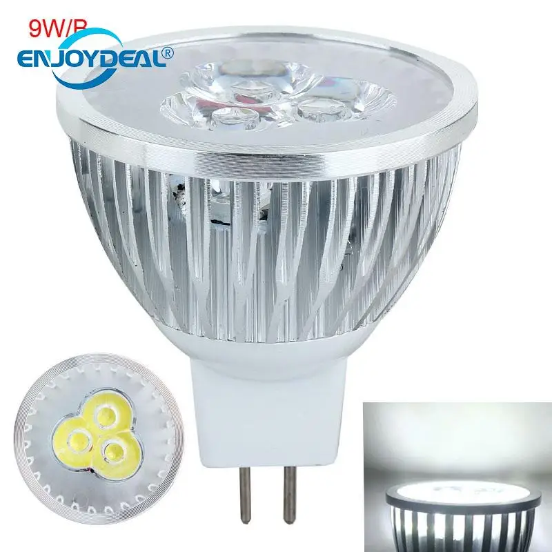 Новый супер яркий светодиодный прожектор 9 Вт Светодиодная лампа точечная GU10 E27