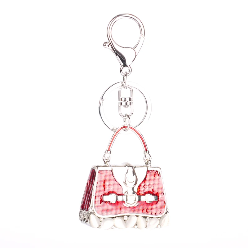 Высокое качество капельного сплава брелок Chaveiro Карманный мешок дизайн опал