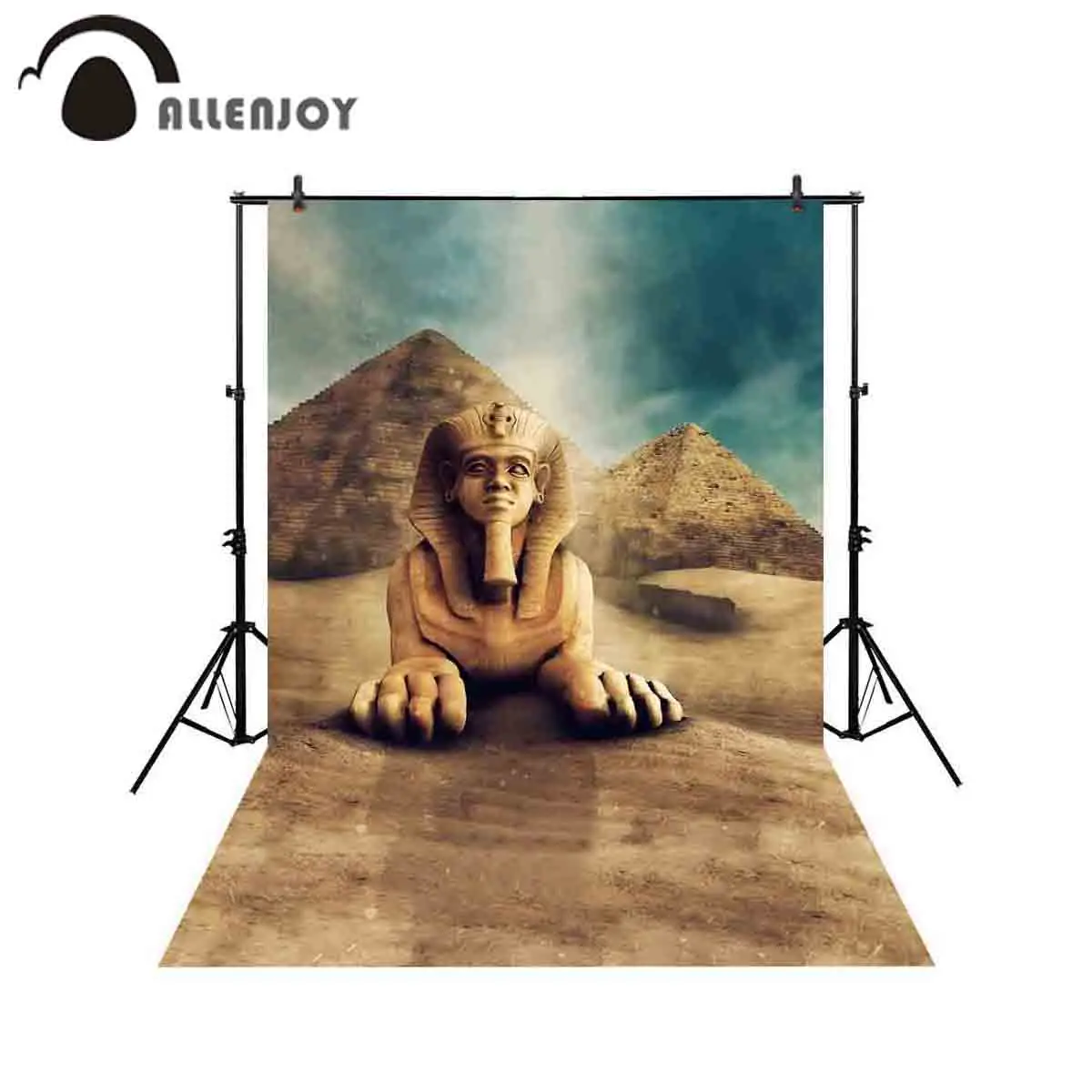 Allenjoy фон для фотостудии пустынный пейзаж каменная статуя сфинкс старинная