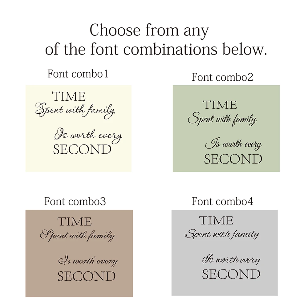 Время потраченное вместе с семьей стоит каждой секунды наклейка на стену