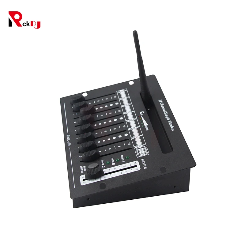24-канальный Аккумулятор беспроводной контроллер DMX512 система управления для