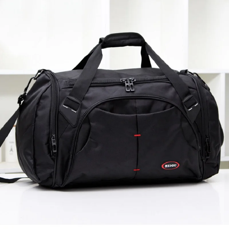 

Travel Sports Bag Outdoor Gym Bags Black Lightweight Duffel Bag Military Tactical Duffle Bag