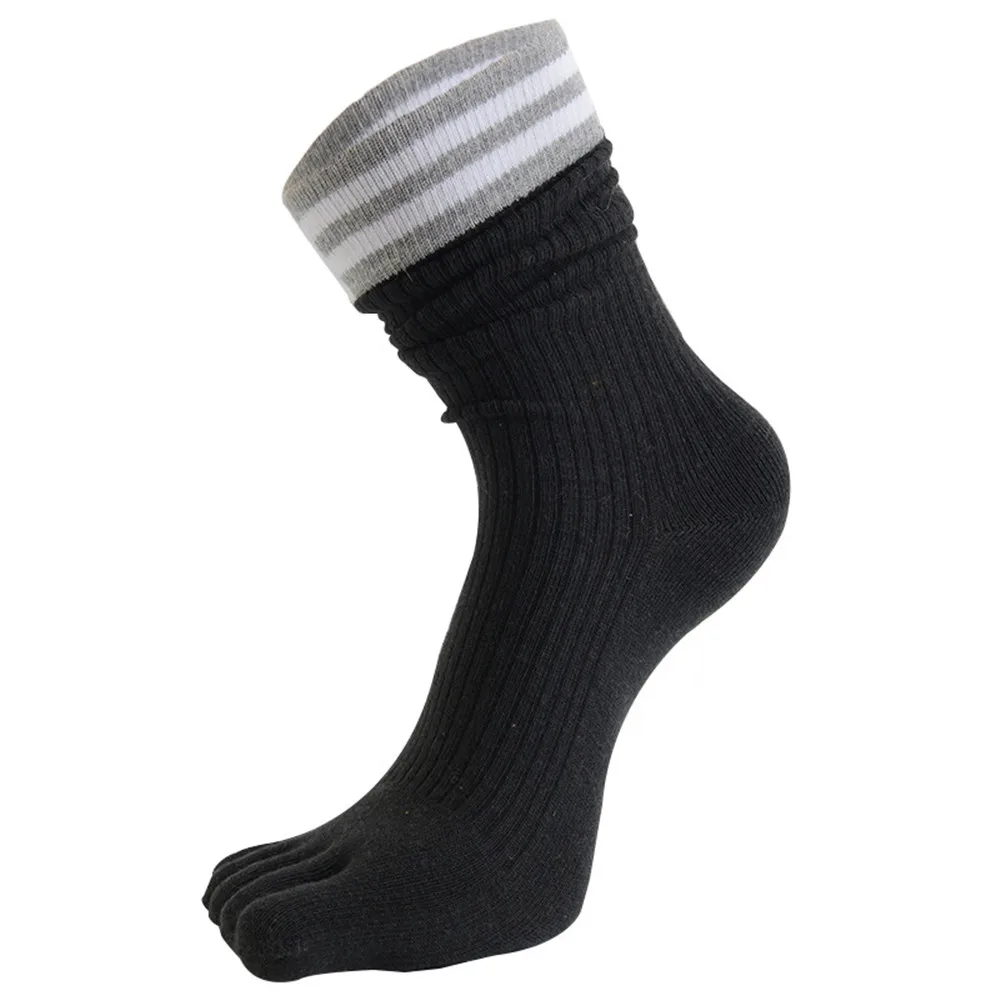 5 pcs Autumn and Winter Women's Girls Warm Soft Pure Color Wool Five Finger Toe Socks Women Cotton Free Shipping |