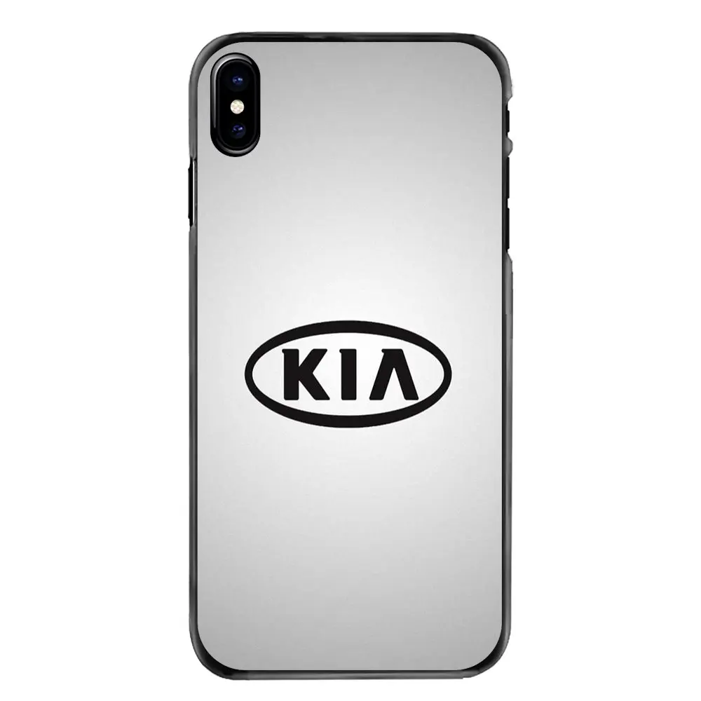 Логотип Kia корейский с изображением автомобиля бренды для Iphone 4 4s 5 5S 5C SE 6 S 7 8 плюс X