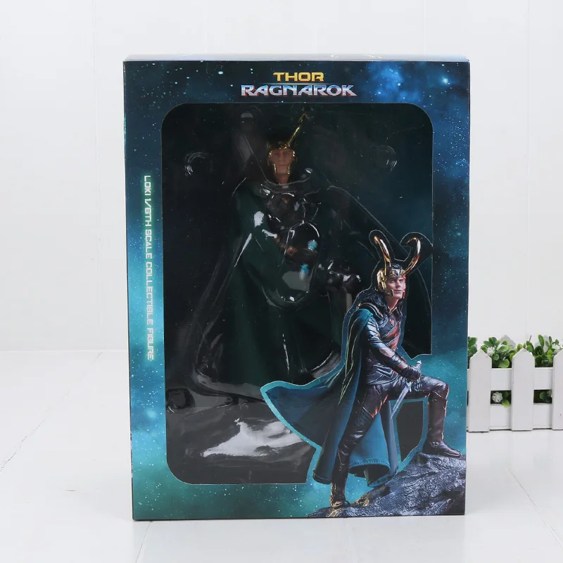loki in box Мстители эндшпиль фигурка танос Железный человек паук Коралл Дэнверс Локи Черная пантера доктор странная статуя ко Железный студии игрушки - Цвет: loki in box