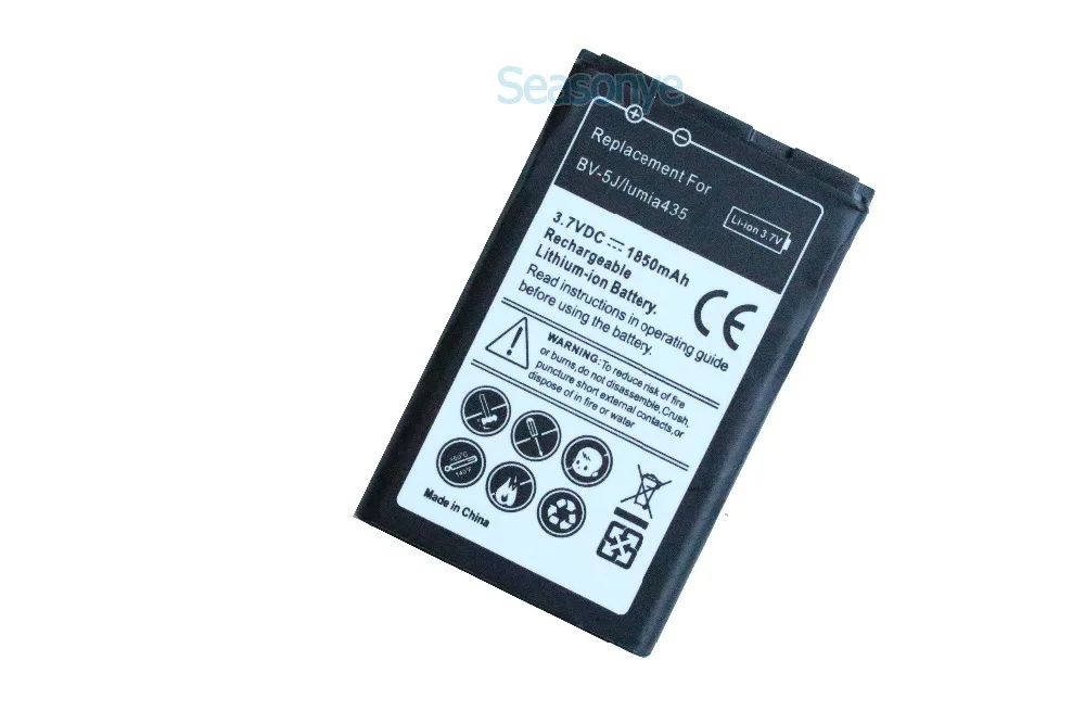 Seasonye 3x 1850mAh BV-5J BV 5J BV5J Replacement Battery + LCD Charger For Microsoft Nokia Lumia 435 532 RM1069 1071 Lumia435 | Мобильные