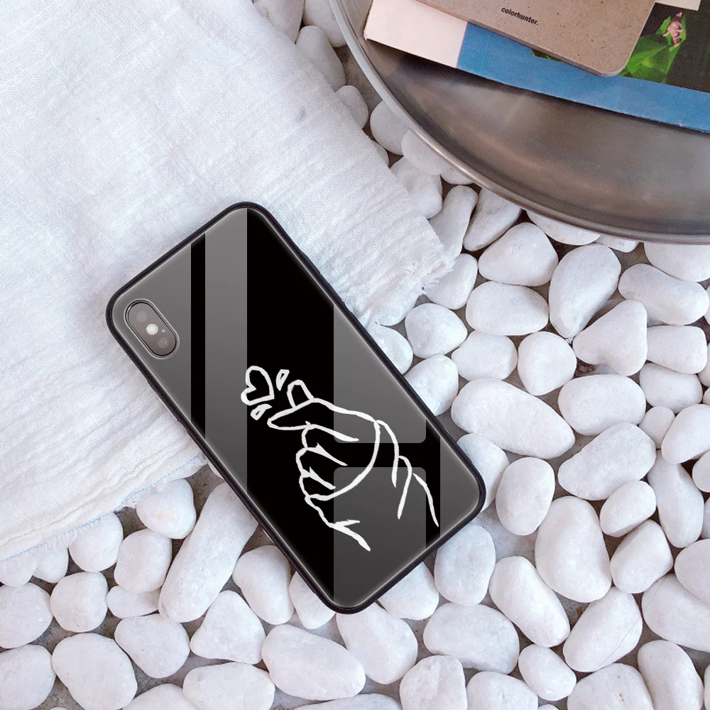 Заказной стеклянный чехол для телефона для iphone 11ProMax X 10 7 Plus 6s 6 capa DIY чехол из закаленного стекла для телефона для iphone XS 8 MAX XR 5 Simple - Цвет: 30172