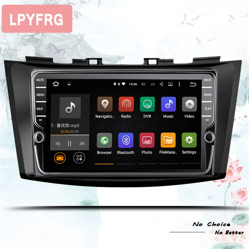 2Din Android 10 0 автомобильный dvd-плеер для Suzuki Swift 2011 2012-2015 Радио Стерео GPS Navi магнитофон