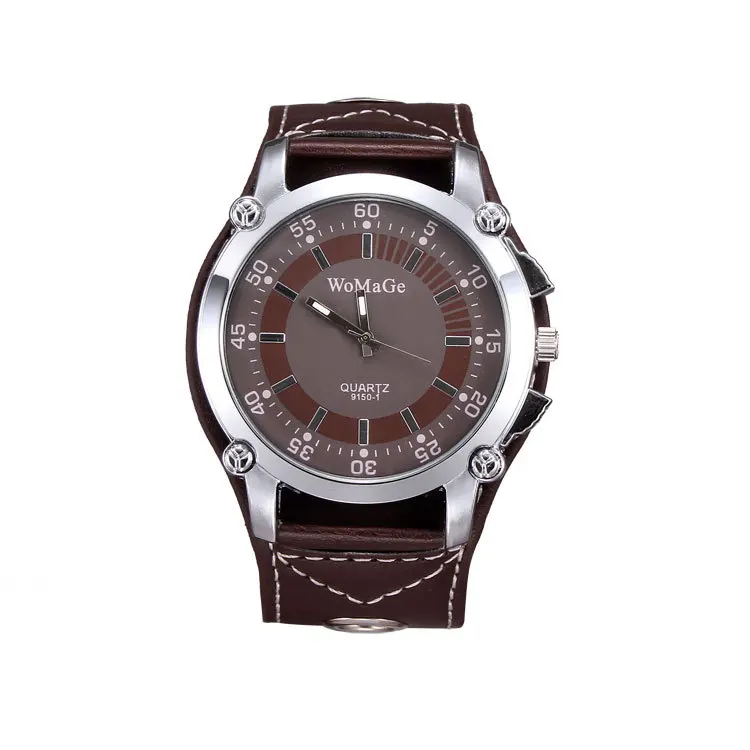 2014 New Fashion Casual Watches Quartz Wrist Watch Leather Strap Brand Men Women Analog Big Dail Clock Top Quality Relogio | Наручные