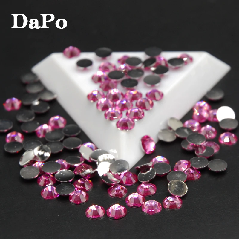 Новые акриловые кристаллы для нейл арта Стразы с плоским основанием без горячей
