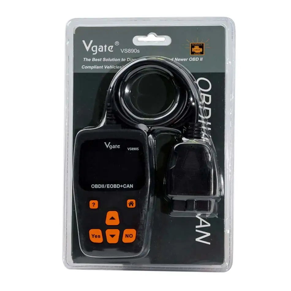 2021 OBDII сканер Vgate VS890S OBD2 автомобильный диагностический VGATE VS890 Модернизированный
