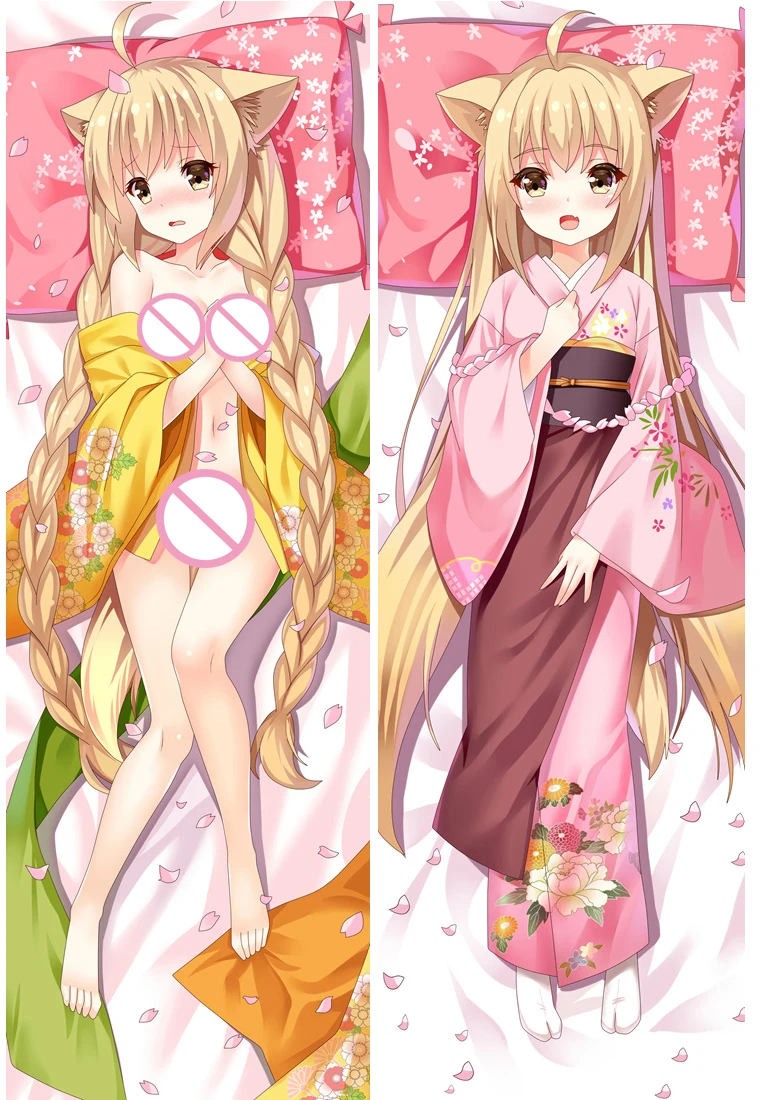 2018-August аниме Konohana Kitan персонажи Yuzu обнимающая Подушка наволочка Dakimakura