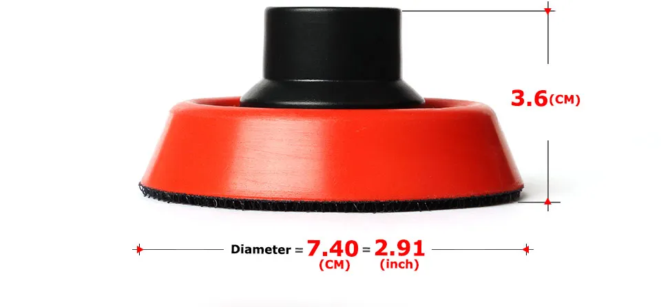 Z-LEAP " 3" подложка крюк петля задняя пластина с M14 5/8-11 шлифовальный коврик пластичный буфер держатель для автомобиля полировщик угловая шлифовальная машина