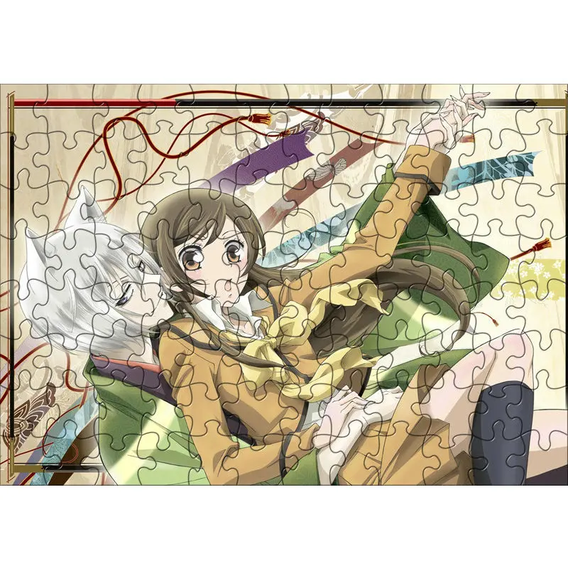 Зеленый 120 шт./кор. Новые красочные головоломки Kamisama Love аниме игрушки детские бумажные головоломки DIY игрушки для детей Brinquedos - Цвет: Зеленый