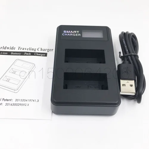 Зарядное устройство USB с ЖК-дисплеем для Nikon D850/D810/D800E/D800/D750/D610/D7200/D7100/D7000/V1 |