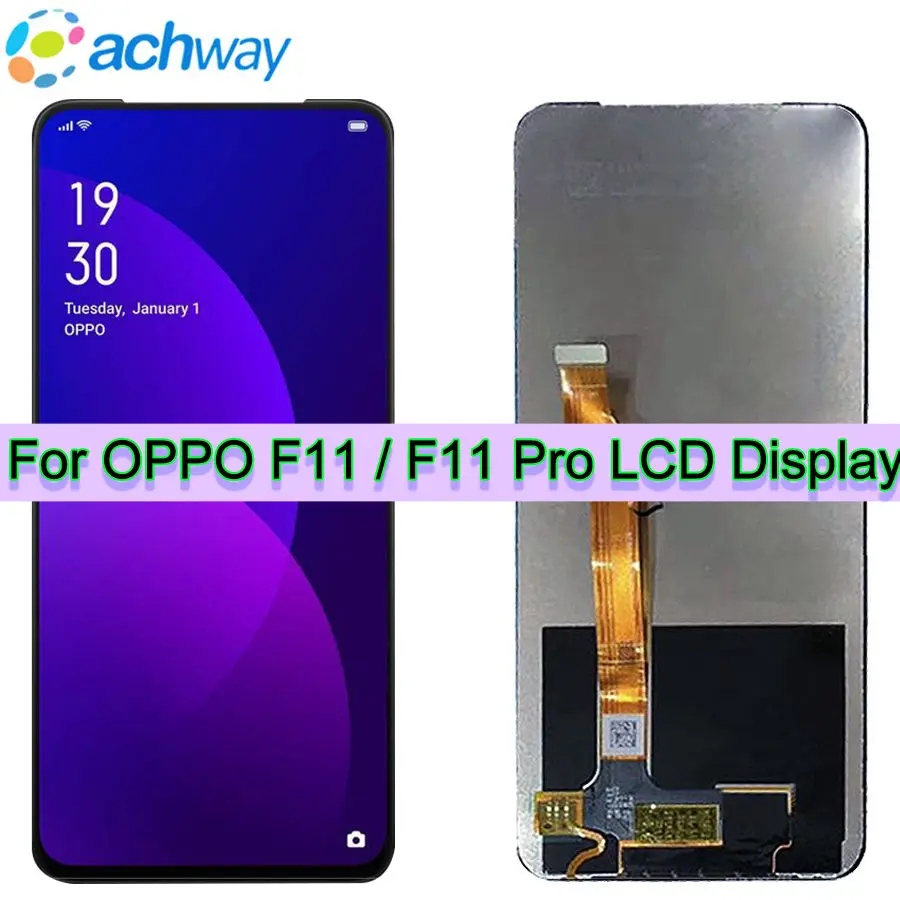 Протестированный экран для OPPO F11 LCD CPH1913 CPH1911 F11 Pro CPH1969, экран дисплея, сенсорная панель, дигитайзер в сборе для Oppo A9 LCD