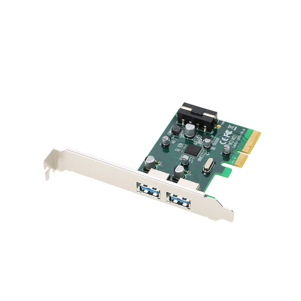 PCI E к 2 портовому USB3.1 Type A Express плата расширения USB 3 1 концентратор контроллер