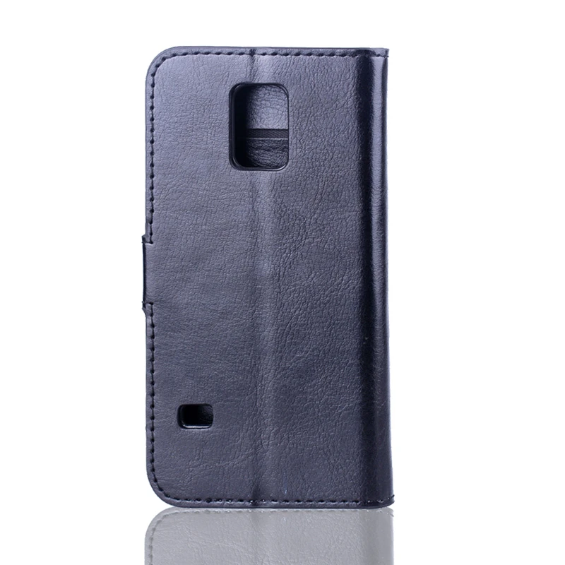 JYERAECOM Crazy horse флип чехол для samsung S5 искусственная кожа + силикон бумажник Обложка