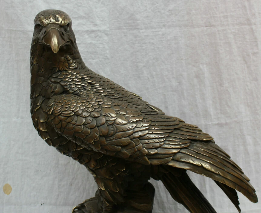Песня voge gem S2560 24 &quot китайская Бронзовая Медная скульптура Tercel Fly Bird Eagle