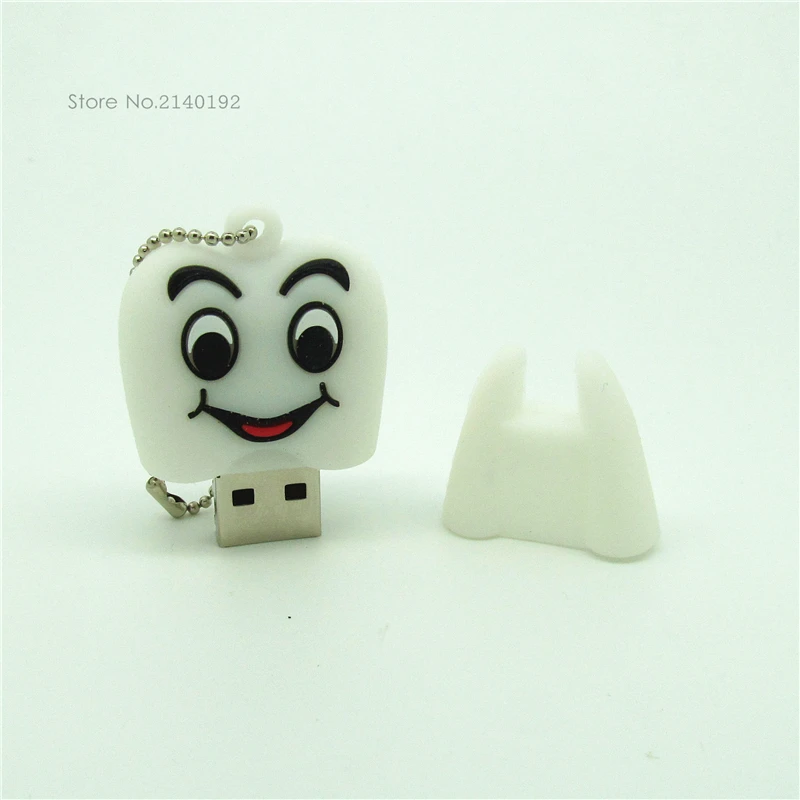 Usb флеш накопитель smile tooth Pen drive 4 ГБ 8 16 32 металлическая цепочка|flash memory stick|memory