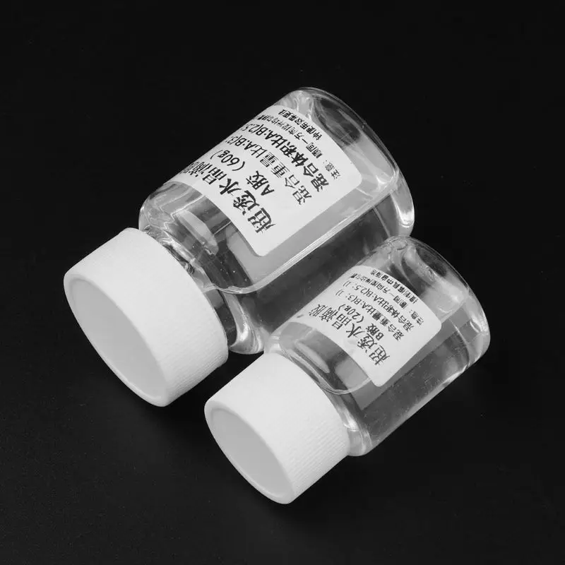 

Ultra-transparent AB Crystal Glue Two Component Epoxy Resin Sealant Quick Drying