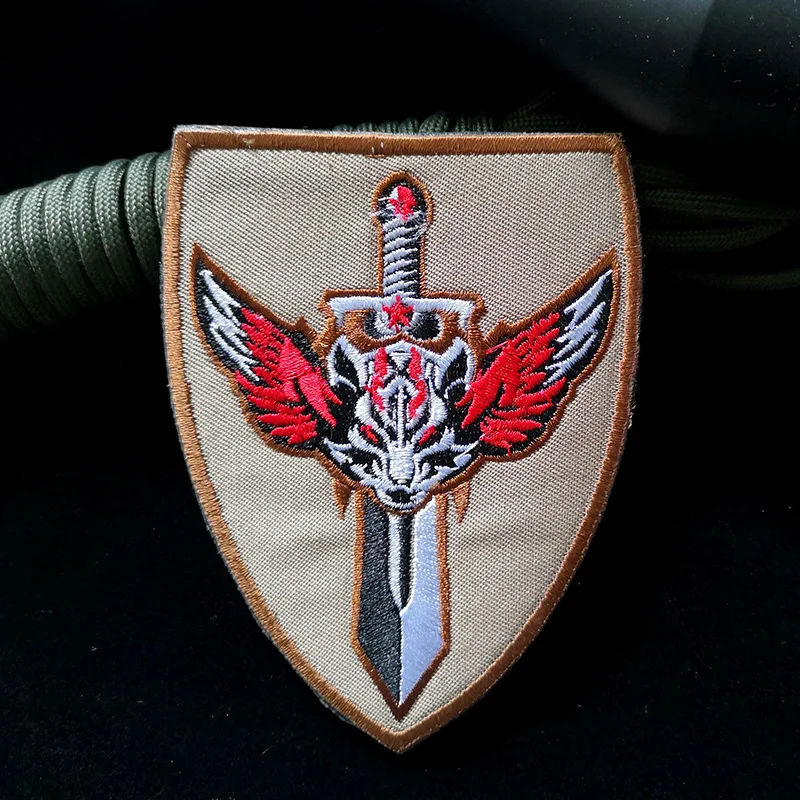 3 шт. нашивка с вышивкой военный волк Боевая тактическая Волшебная повязка на