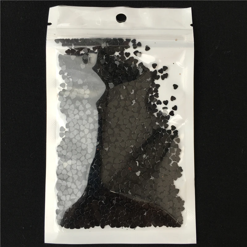 Блестки в форме сердца для красоты ногтей женского маникюра | Дом и сад