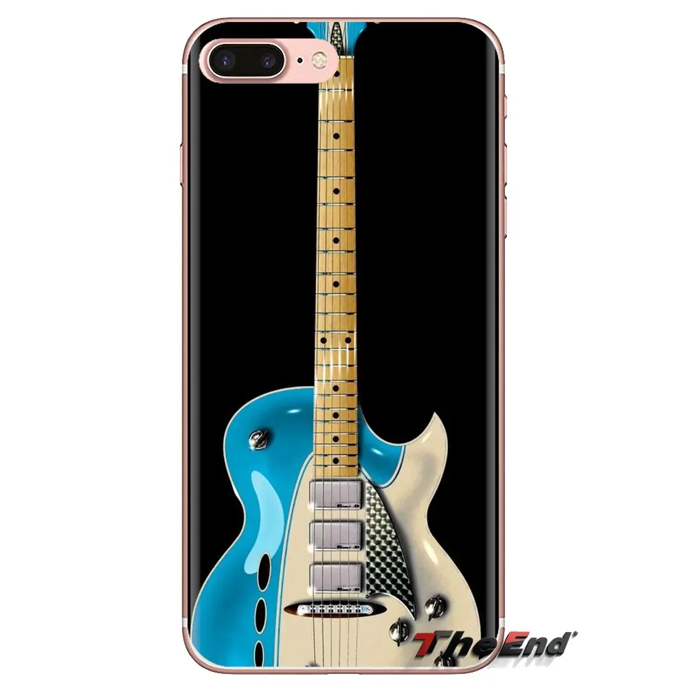 For Huawei G7 G8 P7 P8 P9 P10 P20 P30 Lite Mini Pro P Smart Plus 2017 2018 2019 Soft Transparent Shell Covers love Guitar Music |
