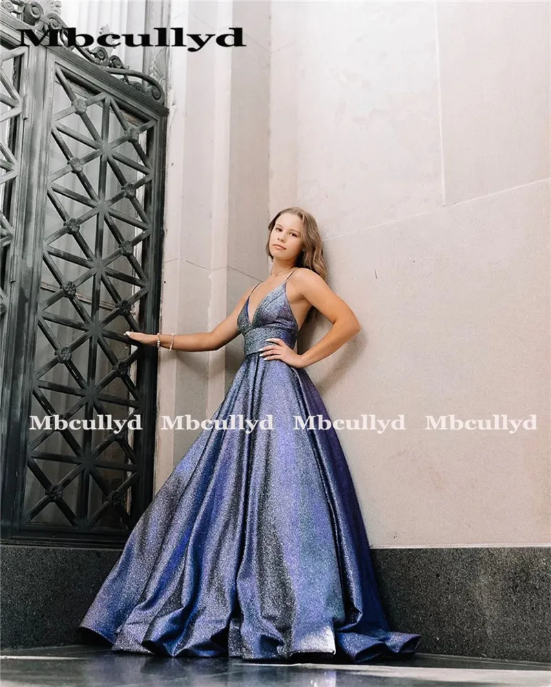 Блестящее бальное платье Mbcullyd с блестками платья для выпускного вечера 2020