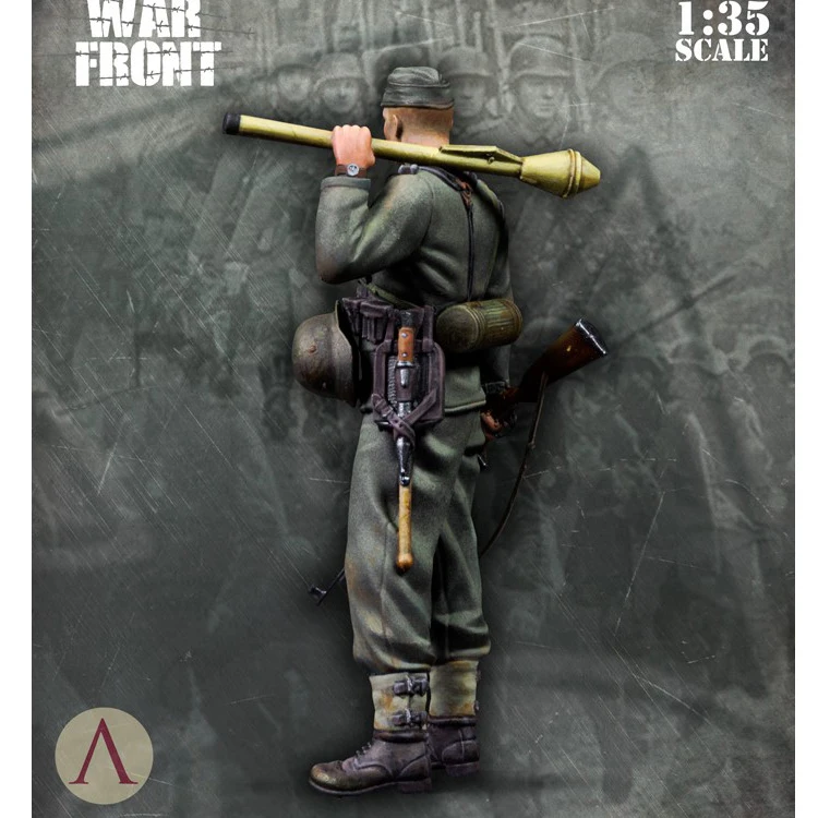 1/35 LANDSER полимерная модель Soldier GK Военный стиль WW2 разобранный и Неокрашенный