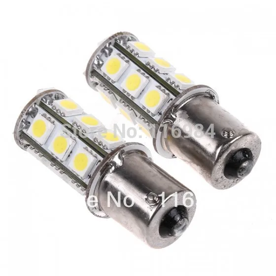 2 Pcs x 1156 BA15S 5050 18 SMD LED Turn Signal Light or Reversing Lamp White yellow blue red | Автомобили и мотоциклы