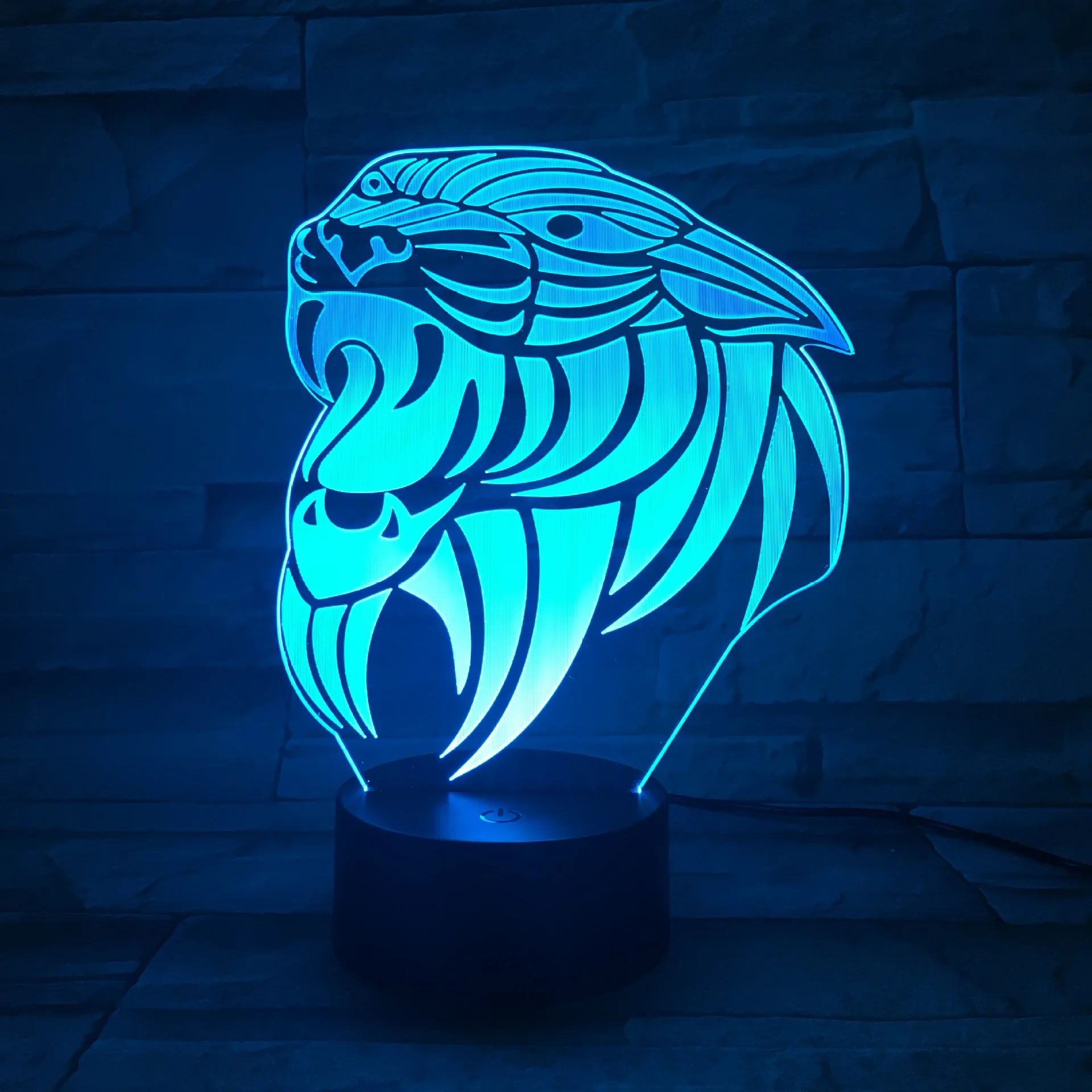 3D настольные лампы для гостиной рождественские подарки ночники Декор детская